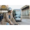 Cycling helmet HJC CALIDO PLUS L, Pearl Greyish Silver, in-mold, 58–63 cm, 350 g, magnetic visor