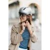 Cycling helmet HJC CALIDO PLUS L, Pearl Greyish Silver, in-mold, 58–63 cm, 350 g, magnetic visor