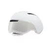 Cycling Helmet HJC Calido Plus, Size S (51–56 cm), In-mold, Magnetic Visor, 350 g, White/Grey