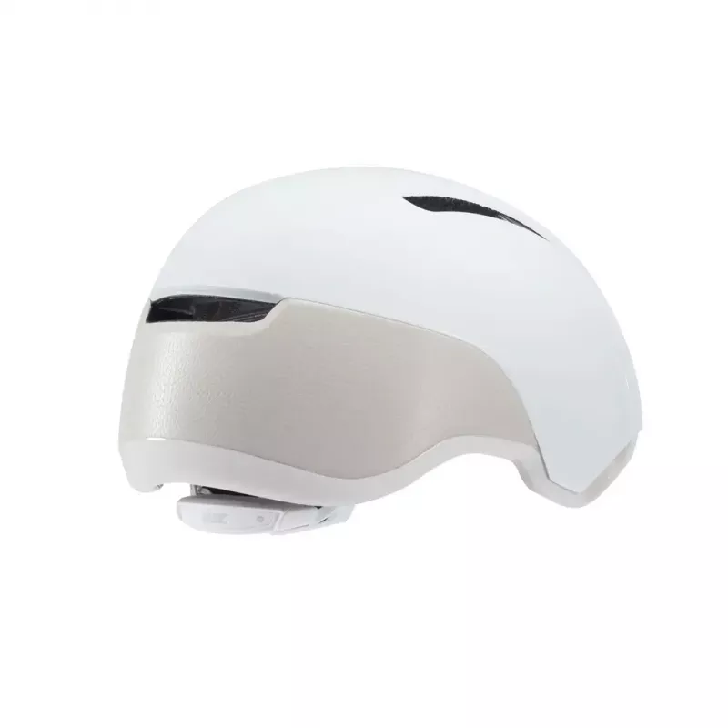 Cycling Helmet HJC Calido Plus, Size S (51–56 cm), In-mold, Magnetic Visor, 350 g, White/Grey