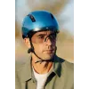 Cycling Helmet HJC Calido Plus, Size S (51–56 cm), In-mold, Magnetic Visor, 350 g, White/Grey