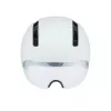 Cycling Helmet HJC Calido Plus, Size S (51–56 cm), In-mold, Magnetic Visor, 350 g, White/Grey