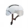 Cycling Helmet HJC CALIDO PLUS Size L — White/Grey, In-mold, 58–63 cm, 350 g, Magnetic Visor