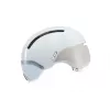 Cycling Helmet HJC CALIDO PLUS Size L — White/Grey, In-mold, 58–63 cm, 350 g, Magnetic Visor