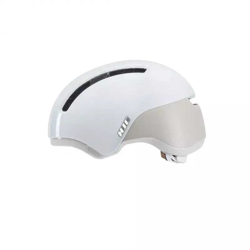 Cycling Helmet HJC CALIDO PLUS Size L — White/Grey, In-mold, 58–63 cm, 350 g, Magnetic Visor
