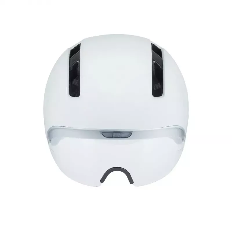 Cycling Helmet HJC CALIDO PLUS Size L — White/Grey, In-mold, 58–63 cm, 350 g, Magnetic Visor