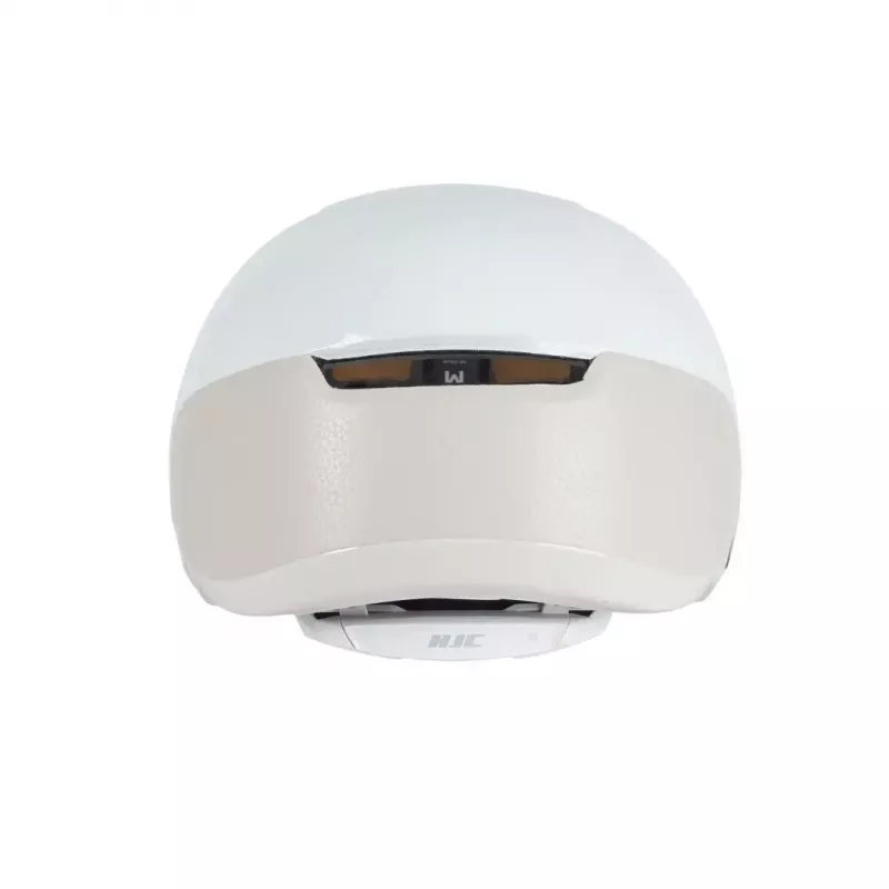 Cycling Helmet HJC CALIDO PLUS Size L — White/Grey, In-mold, 58–63 cm, 350 g, Magnetic Visor