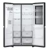 LG InstaView GSGV81EPLL side-by-side refrigerator Freestanding 635 L Black