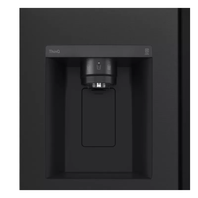 LG InstaView GSGV81EPLL side-by-side refrigerator Freestanding 635 L Black