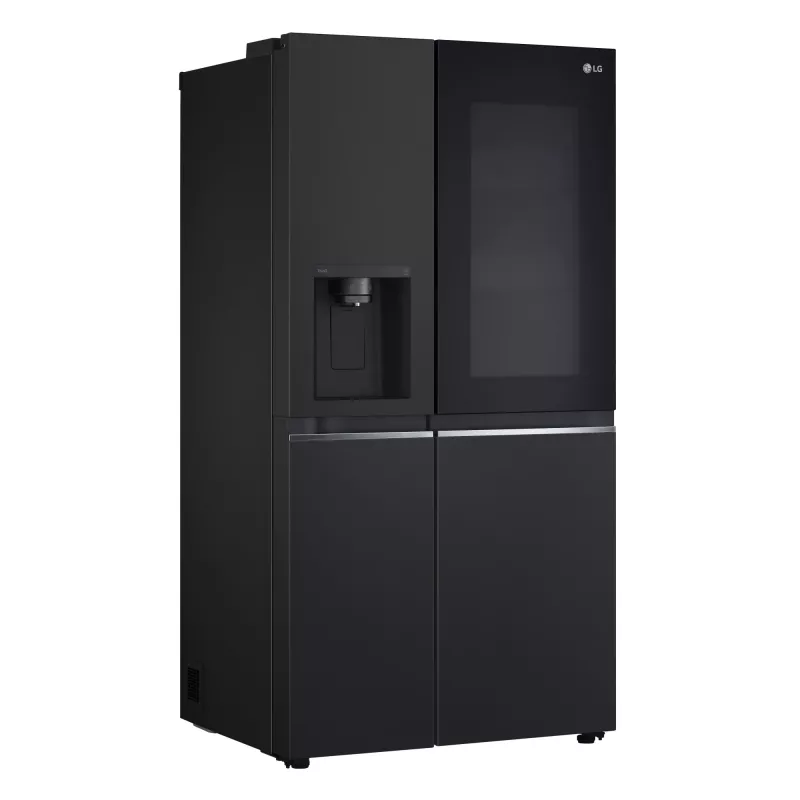 LG InstaView GSGV81EPLL side-by-side refrigerator Freestanding 635 L Black