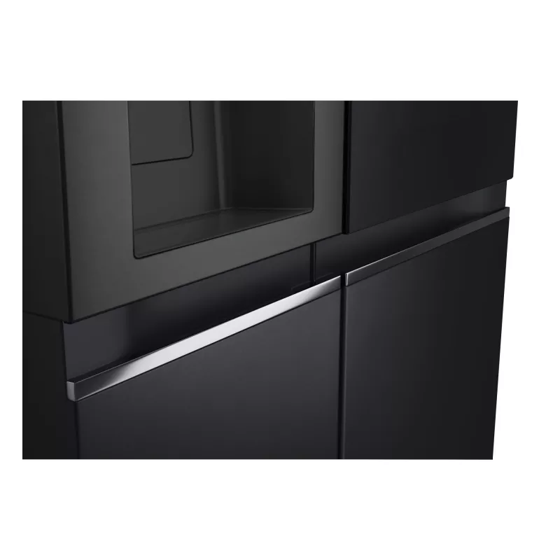 LG InstaView GSGV81EPLL side-by-side refrigerator Freestanding 635 L Black