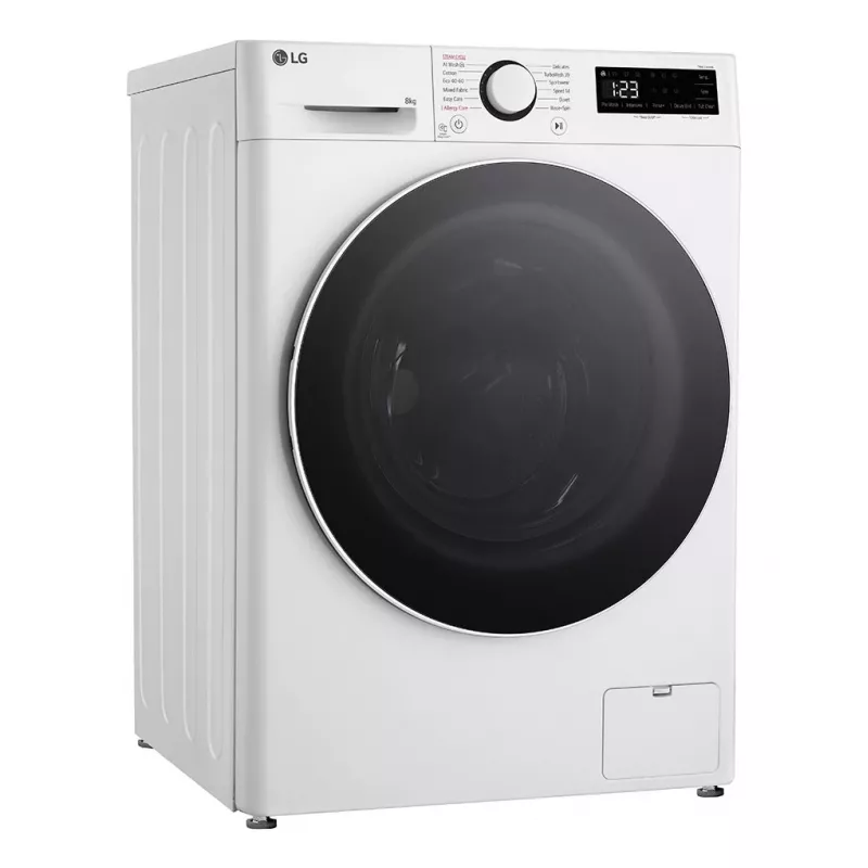 LG F2WR508S0W washing machine Front-load 8 kg 1160 RPM Black, White