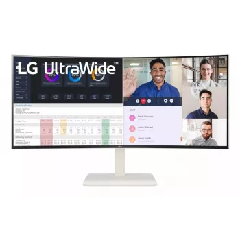 LG 38WR85QC-W computer monitor 96.5 cm (38 inch) 3840 x 1600 pixels UltraWide Quad HD LCD White
