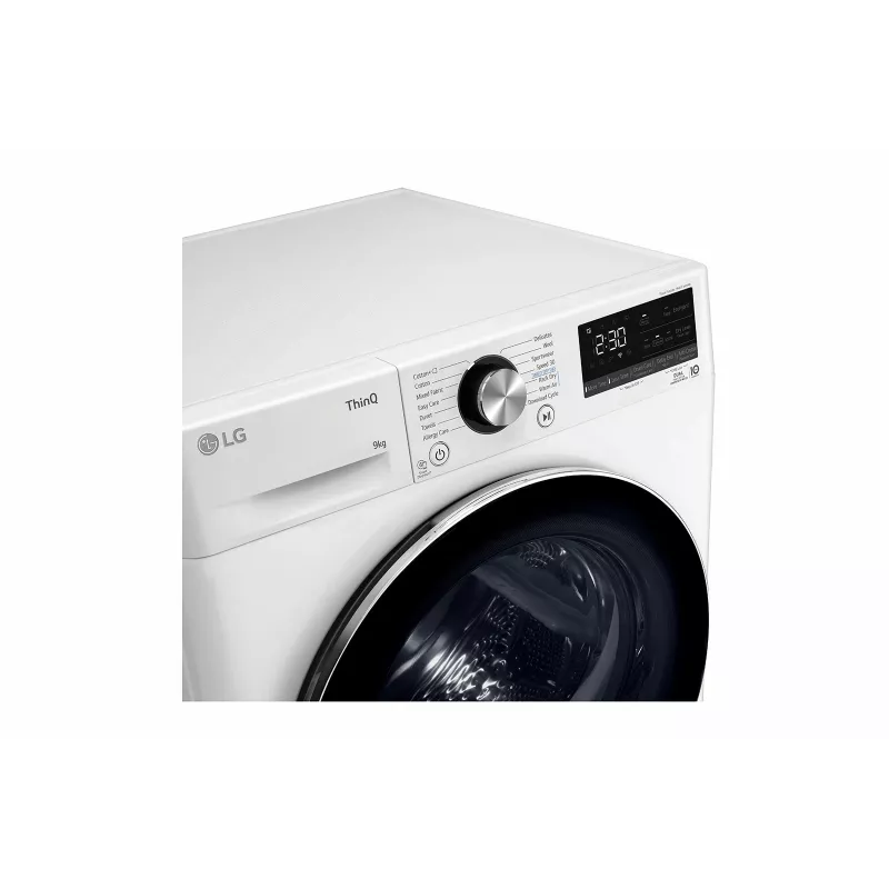 LG RH90V9AV2N tumble dryer Freestanding Front-load 9 kg White