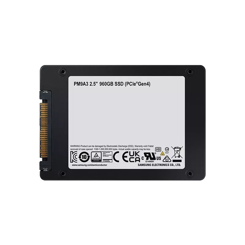 Samsung PM9A3 960 GB 2.5 inch PCI Express 4.0 NVMe V-NAND TLC