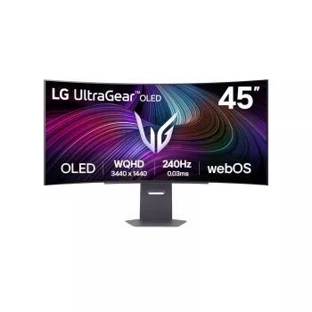 LG 45GX90SA-B computer monitor 114.3 cm (45 inch) 3440 x 1440 pixels Wide Quad HD OLED Black