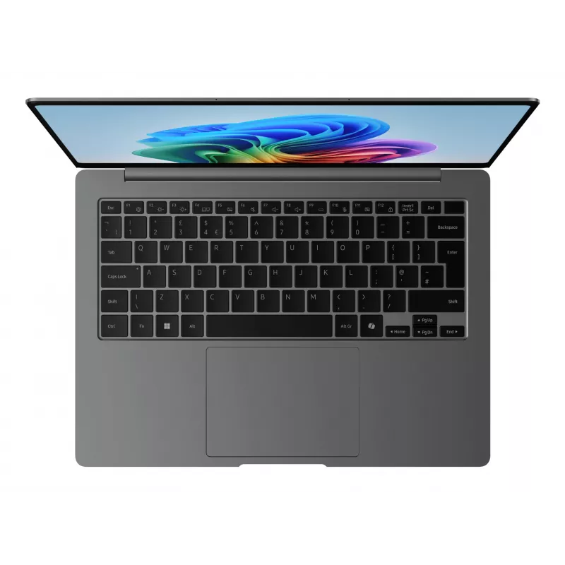 Samsung NP940XHAA-EXP Intel Core Ultra 7 256V Laptop 35.6 cm (14 inch) Touchscreen 16 GB LPDDR5x-SDRAM 512 GB SSD Wi-Fi 7 (802.11be) Windows 11 Home German Grey
