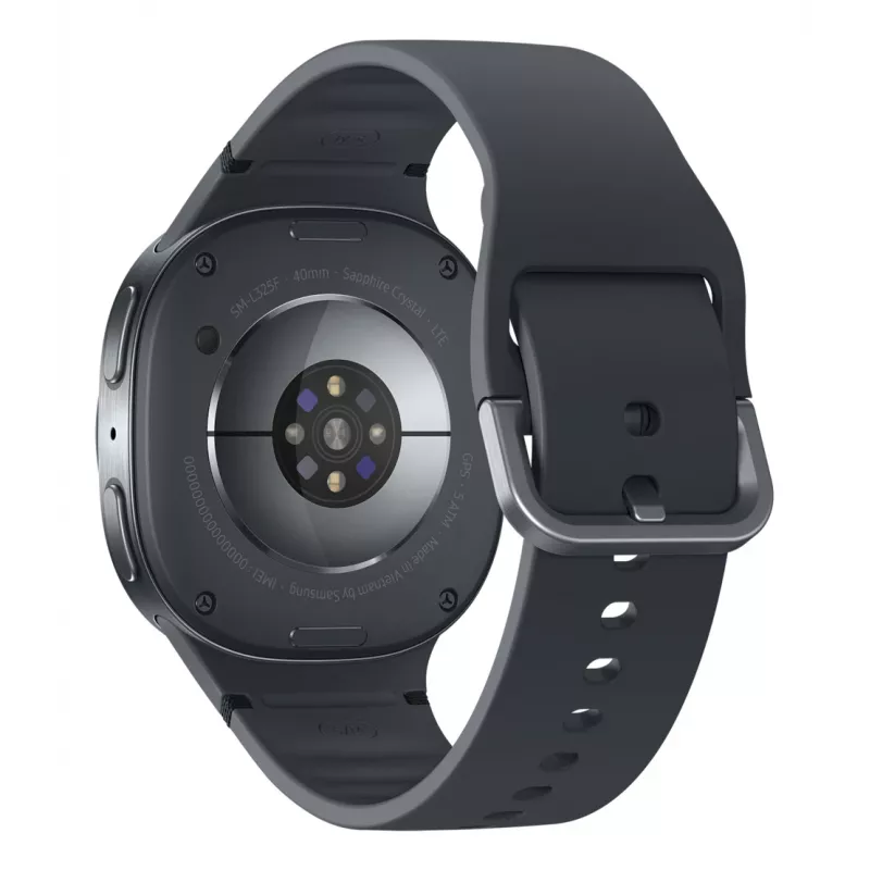 Samsung Galaxy Watch8 SM-L325FDAAXEF smartwatch / sport watch 3.3 cm (1.3 inch) AMOLED 40 mm Digital 438 x 438 pixels 4G Graphite Wi-Fi GPS (satellite)