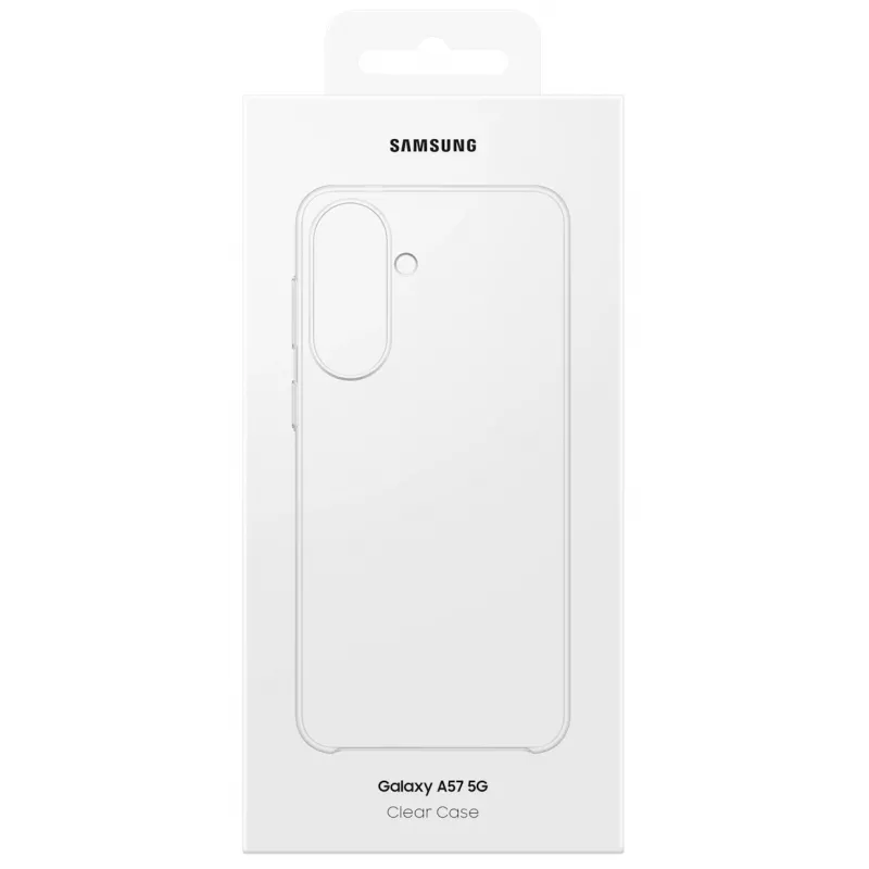 Samsung EF-QA576CTEGWW mobile phone case 17 cm (6.7 inch) Cover Transparent