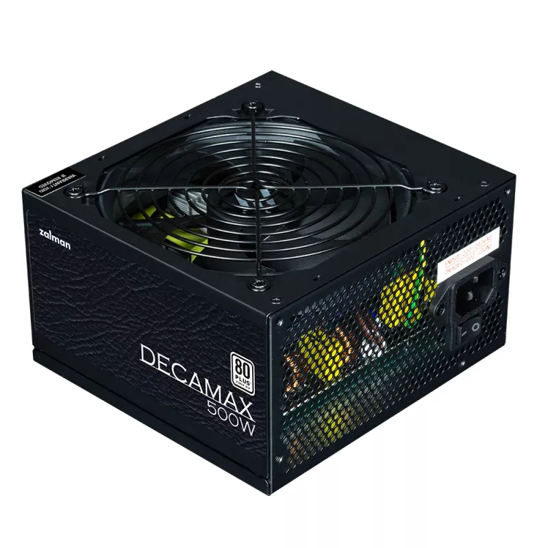 Zalman Decamax power supply unit 500 W ATX Black