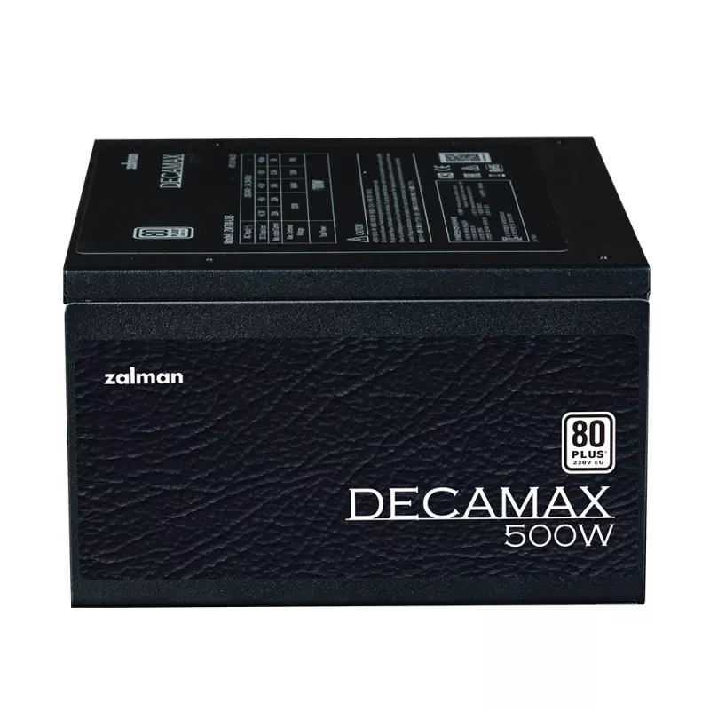 Zalman Decamax power supply unit 500 W ATX Black