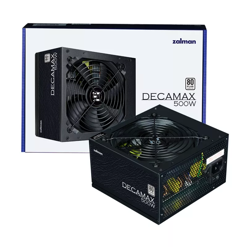 Zalman Decamax power supply unit 500 W ATX Black