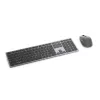 DELL Pro Plus Keyboard and Mouse - KM7321W - UK (QWERTY), Full-size (100%), Wireless, RF Wireless + Bluetooth, QWERTY, Grey, Titanium, Mouse included