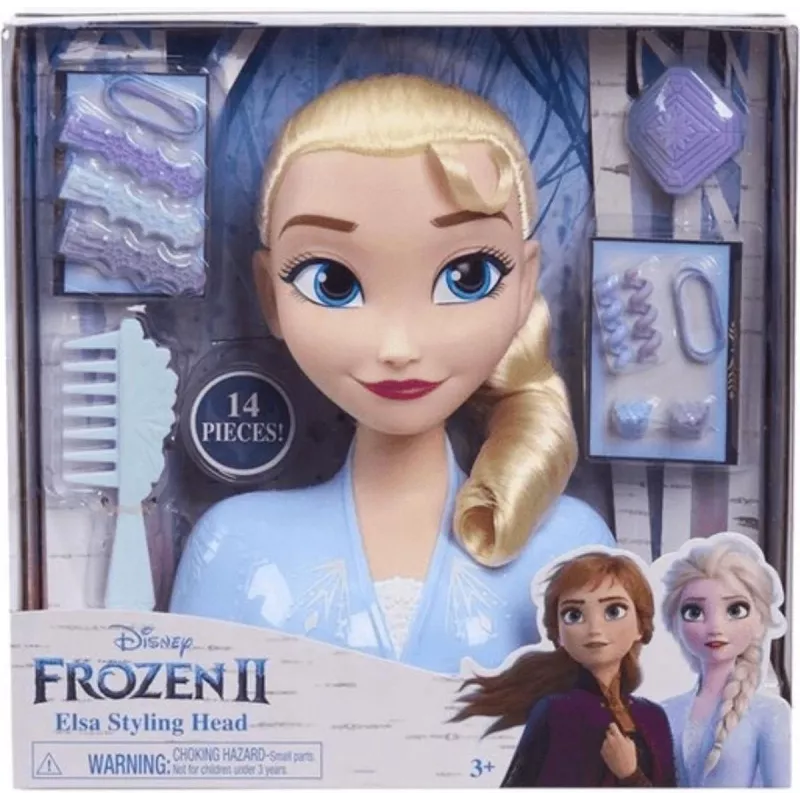 Just Play Disney Frozen 2, Makeup/Styling doll head, Female, 3 yr(s), 120 mm, Multicolour