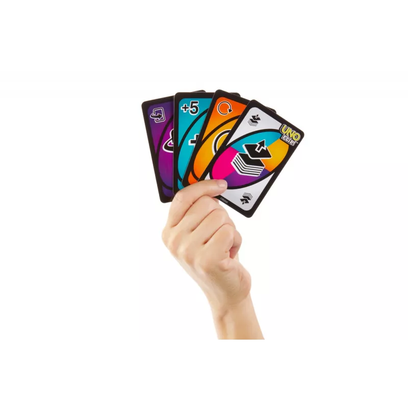 Games UNO FLIP Card Game with Color Blind Accessible Deck for Kids, Adults & Family Night