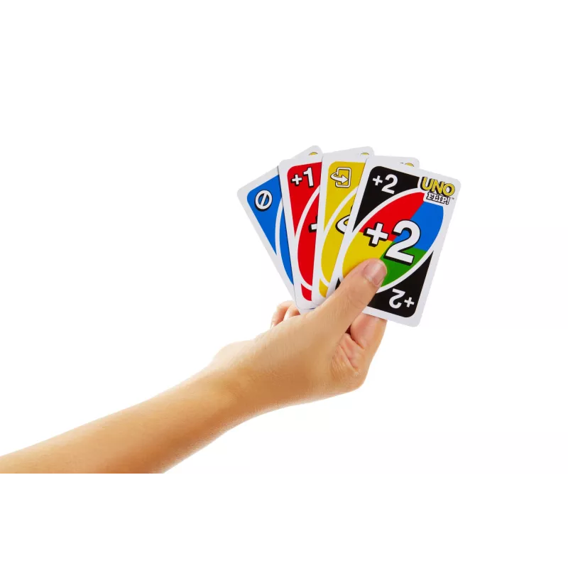Games UNO FLIP Card Game with Color Blind Accessible Deck for Kids, Adults & Family Night