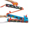 Hot Wheels City Speedway Hauler Carrier with 3 Toy Cars, Vehicle set, 4 yr(s), Plastic, Grey, Multicolour