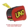 Games UNO Extreme is the updated version of the classic family card game, featuring lights, sounds and a random-action launcher Great gift for ages 7+.