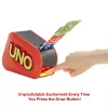Games UNO Extreme is the updated version of the classic family card game, featuring lights, sounds and a random-action launcher Great gift for ages 7+.