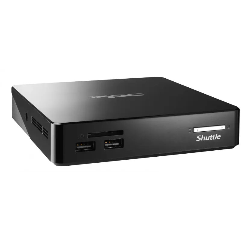 Shuttle XPC nano NS02EV2 Rockchip RK3368 2 GB DDR3L-SDRAM 16 GB eMMC Android 8.1 Nettop Mini PC Black