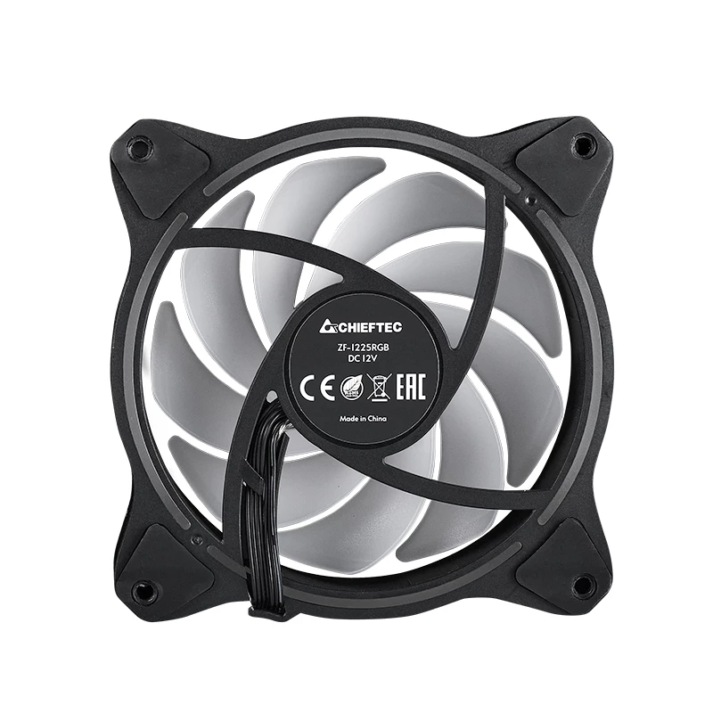 CHIEFTEC ZF-1425RGB 140 mm PC case fan, 600–1600 RPM, hydraulic bearing, multicolour RGB