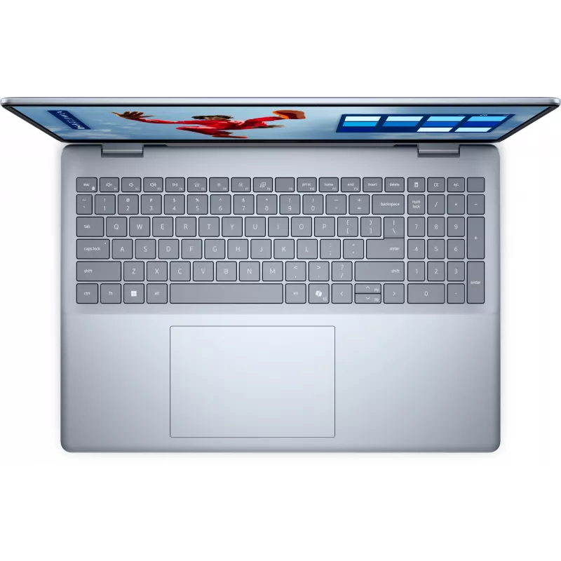 Laptop Dell 16 Plus DB16250 — Intel Core Ultra 9 288V, 16 inch Quad HD+ touchscreen, 32 GB RAM, 1 TB SSD, Windows 11 Pro, Blue