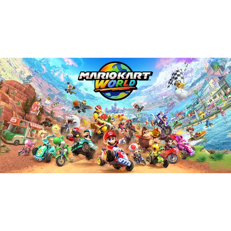 Nintendo Mario Kart World, Nintendo Switch 2, Multiplayer mode, Physical media