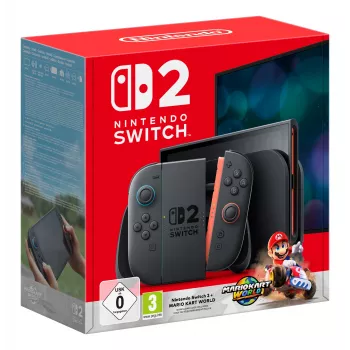 Nintendo Switch 2 + Mario Kart World portable game console 20.1 cm (7.9 inch) 256 GB Touchscreen Wi-Fi Black