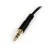 StarTech.com 3 ft Slim 3.5mm to Right Angle Stereo Audio Cable - M/M