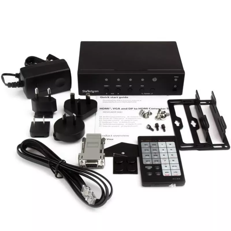 StarTech.com Multi-Input to HDMI Automatic Switch and Converter - 4K