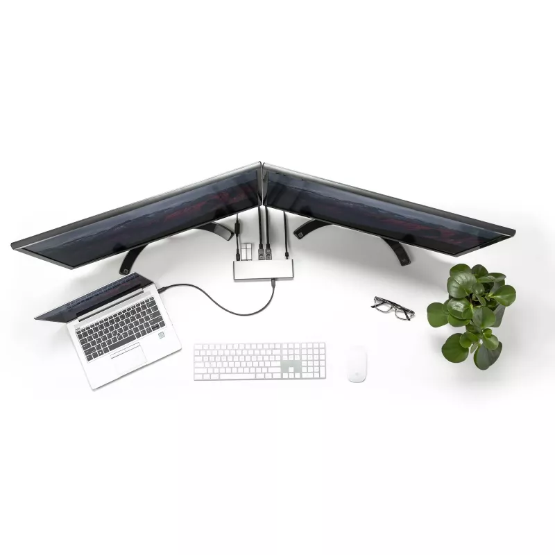 StarTech.com Thunderbolt 3 Dock - Dual 4K 60Hz Monitor TB3 Laptop Docking Station with DisplayPort, HDMI & 1080p VGA - 85W Power Delivery & Charging - 2x USB-A, Ethernet - Mac & Windows