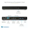 StarTech.com Thunderbolt 3 Dock - Dual 4K 60Hz Monitor TB3 Laptop Docking Station with DisplayPort, HDMI & 1080p VGA - 85W Power Delivery & Charging - 2x USB-A, Ethernet - Mac & Windows