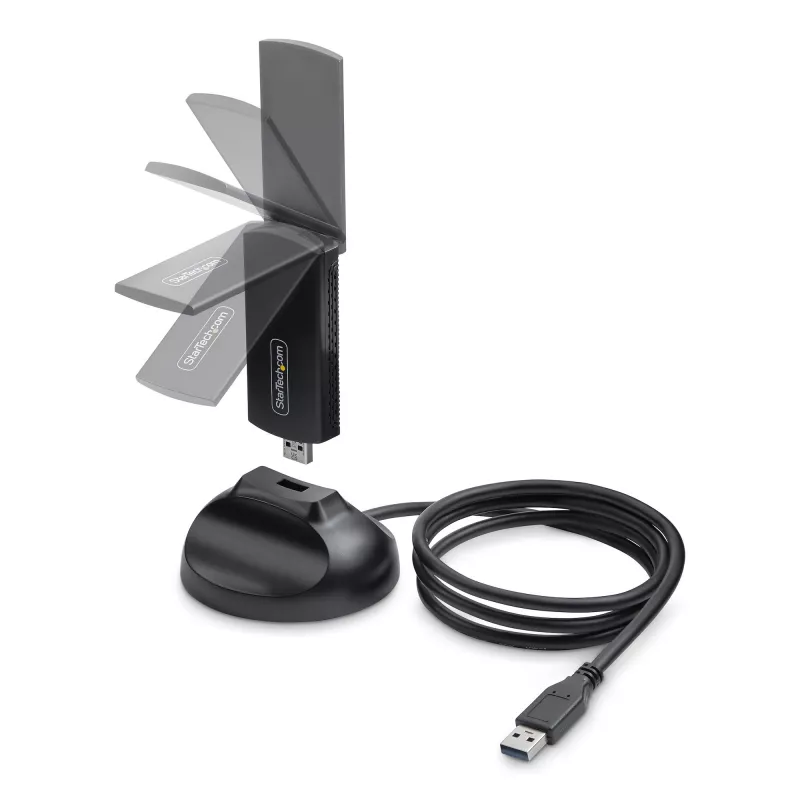 StarTech.com AX54005A-USB-WIFI-6E network card WLAN 2402 Mbit/s