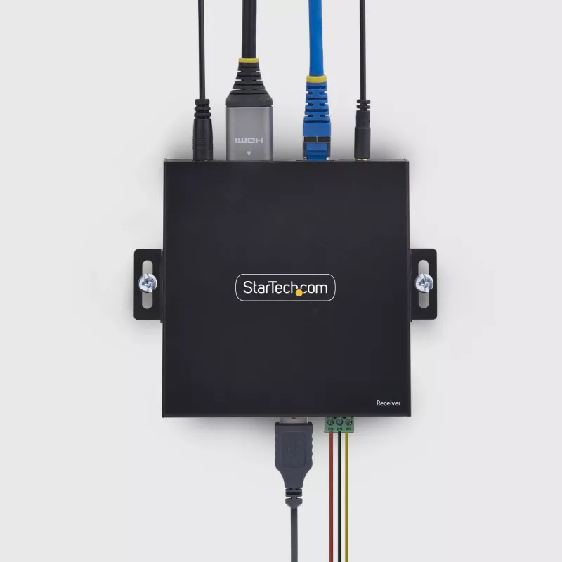 StarTech.com HDMI KVM Receiver Over IP Network for the IH2006 Product Series, 4K 60Hz, Driverless, AVoIP, Includes Mounting Kit, Receiver Only