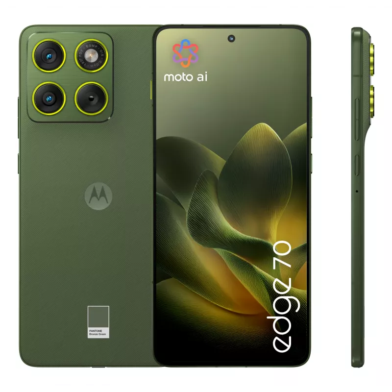 Motorola edge 70 17 cm (6.7 inch) Dual SIM Android 16.0 5G USB Type-C 12 GB 512 GB 4800 mAh Green
