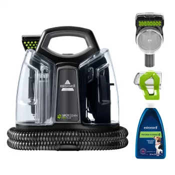 Bissell SpotClean Pet Plus carpet cleaning machine Dry&wet Black, Transparent
