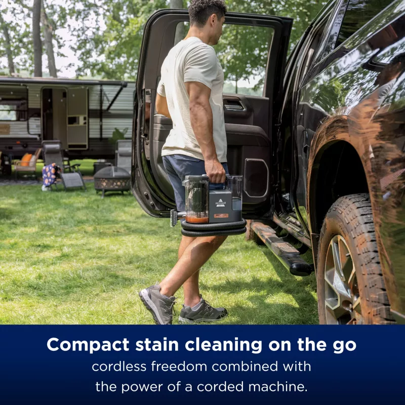 Bissell SpotClean Cordless, Handheld, Deep, 25 m²/h, 25 m², Car interrior, Carpet, Upholstery, 0.9 L