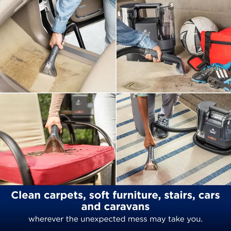 Bissell SpotClean Cordless, Handheld, Deep, 25 m²/h, 25 m², Car interrior, Carpet, Upholstery, 0.9 L