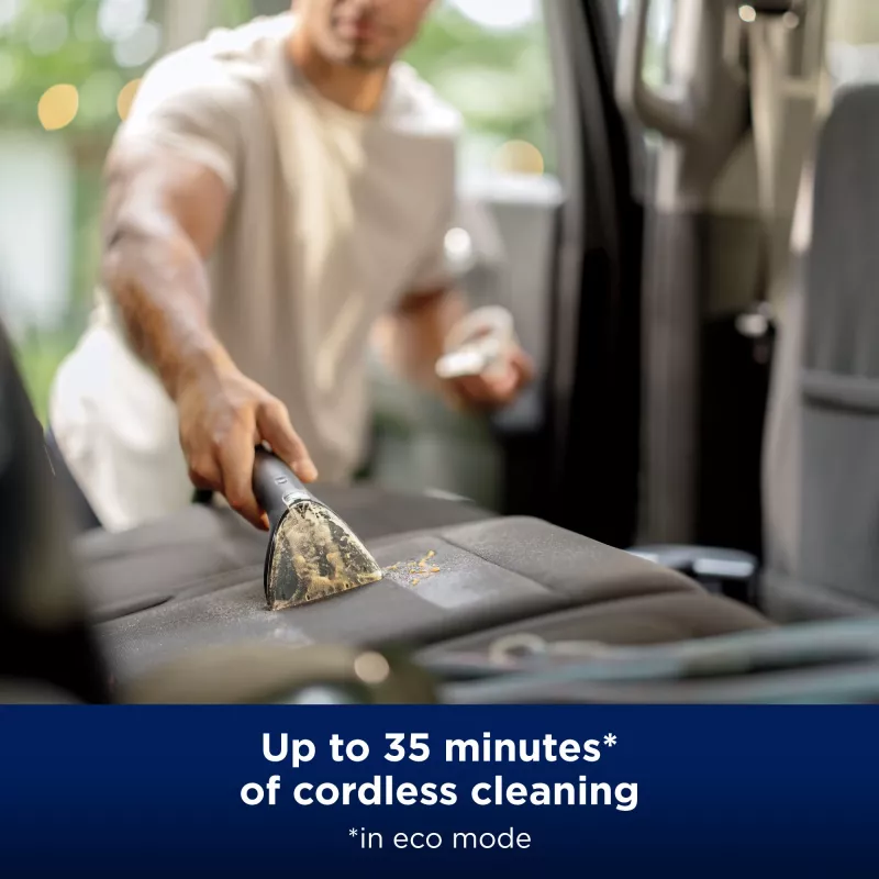 Bissell SpotClean Cordless, Handheld, Deep, 25 m²/h, 25 m², Car interrior, Carpet, Upholstery, 0.9 L