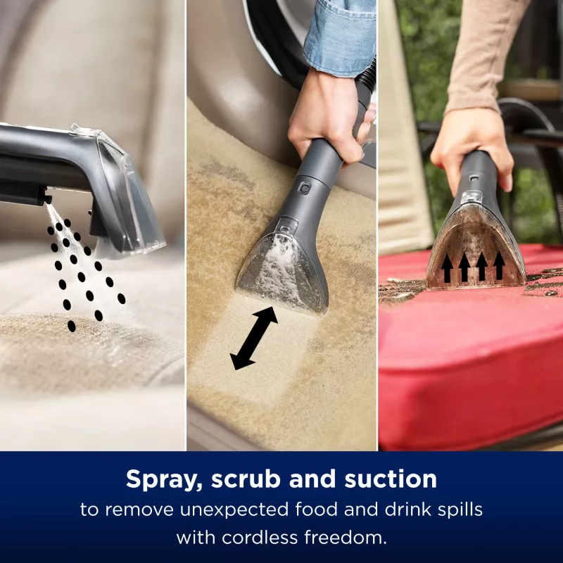 Bissell SpotClean Cordless, Handheld, Deep, 25 m²/h, 25 m², Car interrior, Carpet, Upholstery, 0.9 L